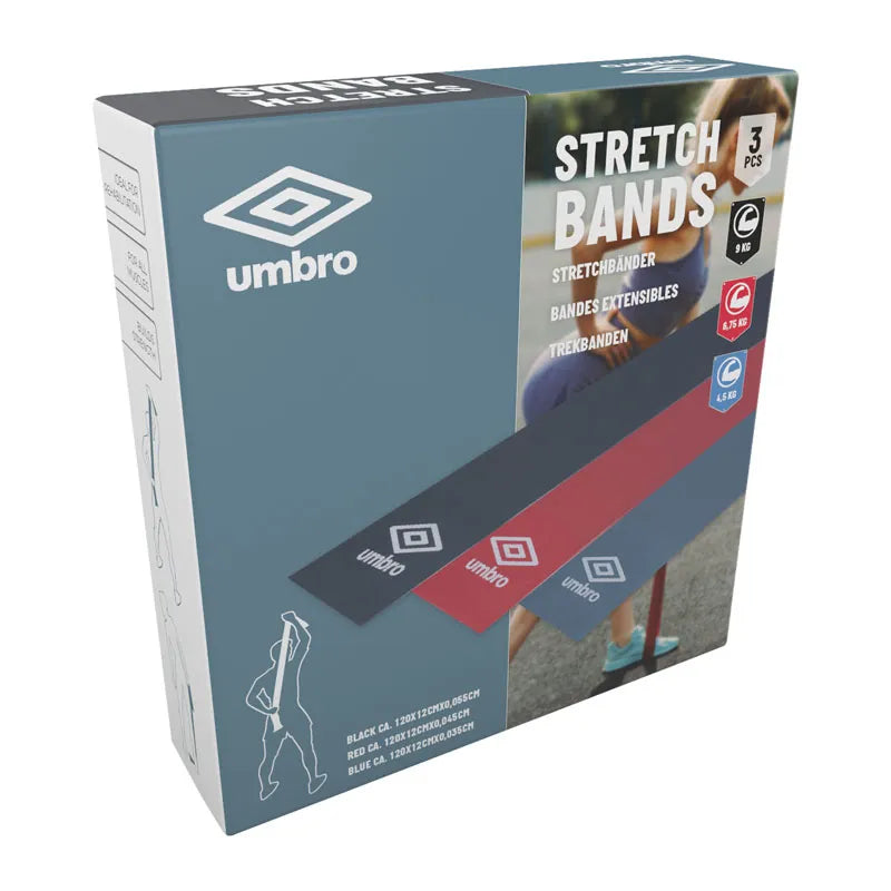 Umbro – Tampriosios pasipriešinimo juostos, 3 vnt.