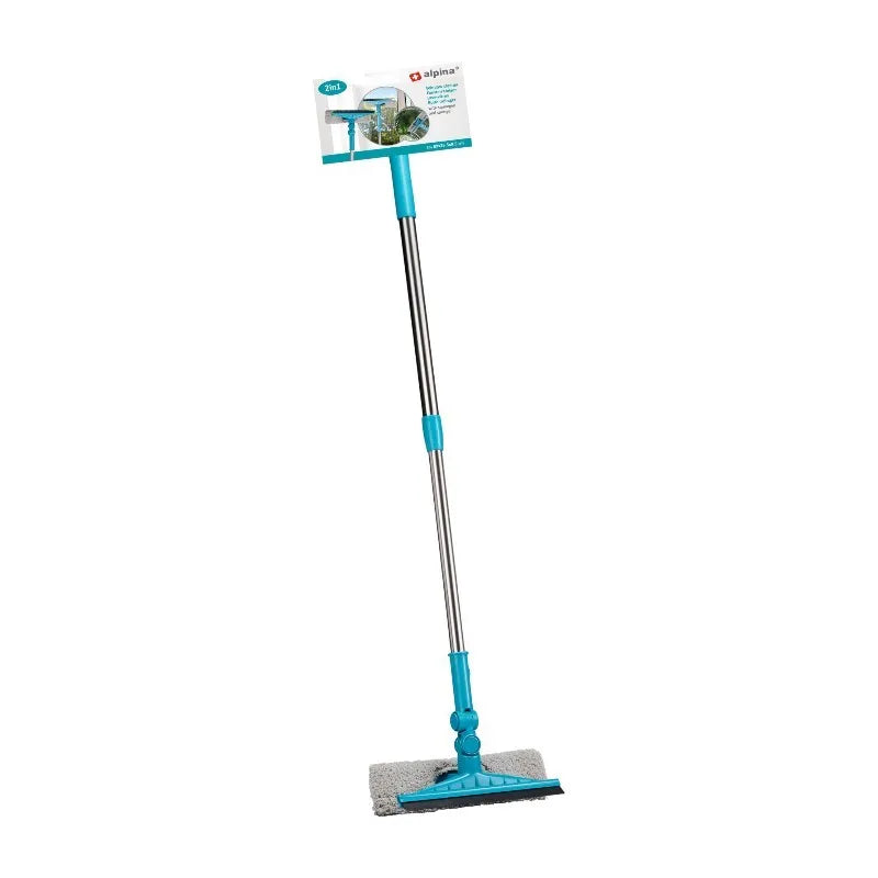 Alpina 2-in-1 langų valytuvas su teleskopine rankena iki 93 cm