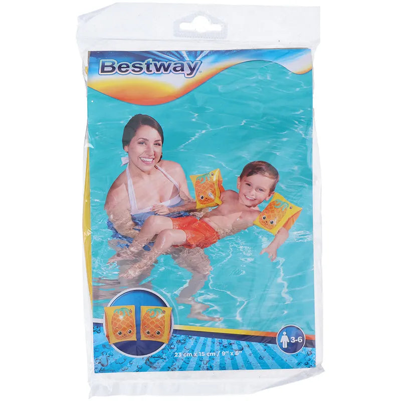 Bestway – pripučiamos plaukimo pirštinės vaikams 23x15 cm (oranžinės)