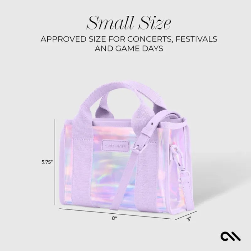 Case-Mate Micro Tote Bag - Vandeniui atsparus krepšys per petį (Soap Bubble)
