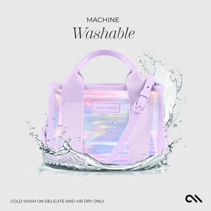 Case-Mate Micro Tote Bag - Vandeniui atsparus krepšys per petį (Soap Bubble)