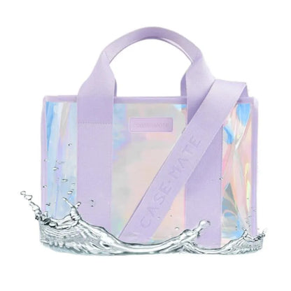 Case-Mate Mini Travel Tote Bag – Vandeniui atsparus krepšys per petį (Soap Bubble)