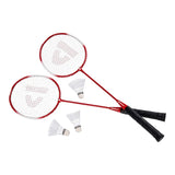 Donnay – 6 dalių badmintono rinkinys dėkle (raudonas)