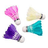 Donnay – plunksniniai badmintono kamuoliukai, 5 vnt. (spalvoti)