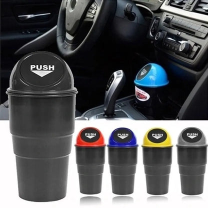 Dunlop – automobilių šiukšliadėžė 400 ml, 10x17 cm (juoda)