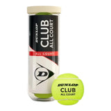 Dunlop – „Club All Court“ teniso kamuoliukai, 3 vnt. (geltoni)