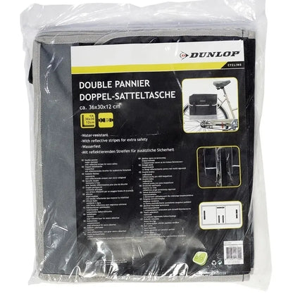 Dunlop – dvigubas dviračio krepšys / krepšys bagažinei