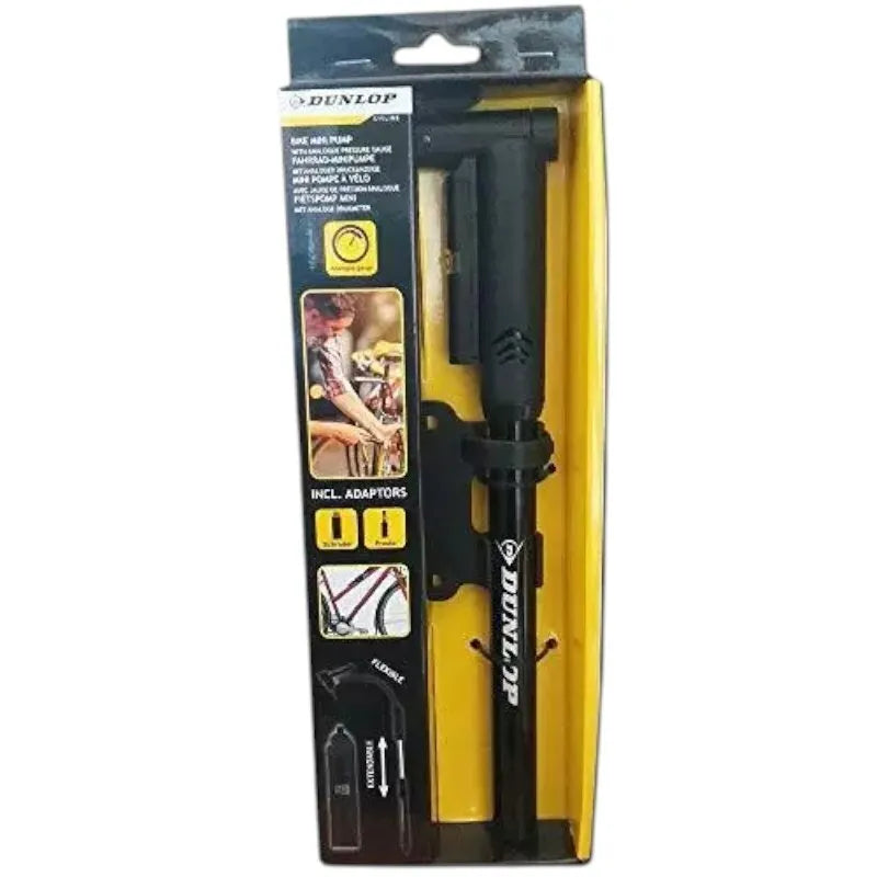 Dunlop – dviračio pompa su manometru
