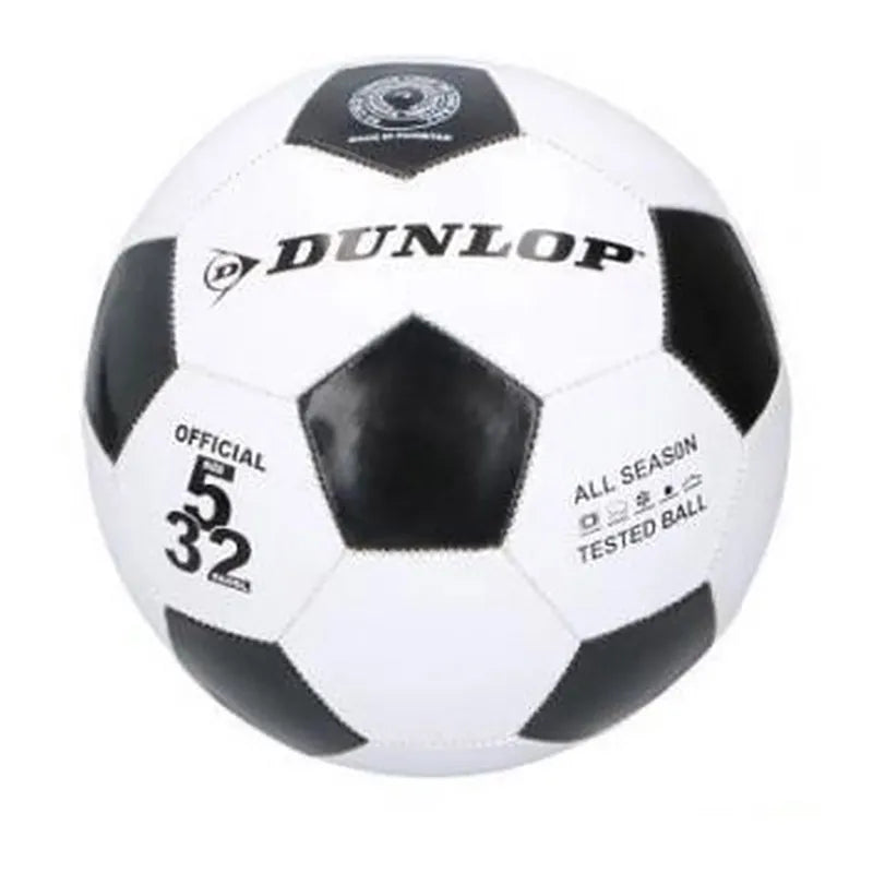 Dunlop – Futbolo kamuolys, 5 dydis (juodas)