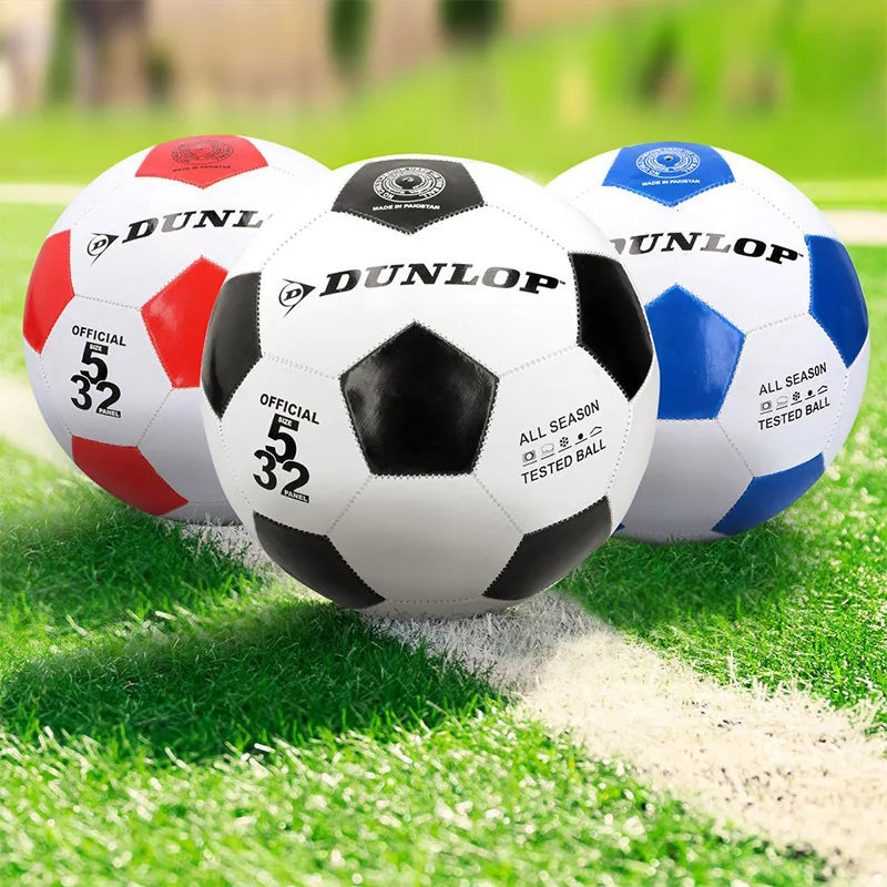 Dunlop – Futbolo kamuolys, 5 dydis (juodas)