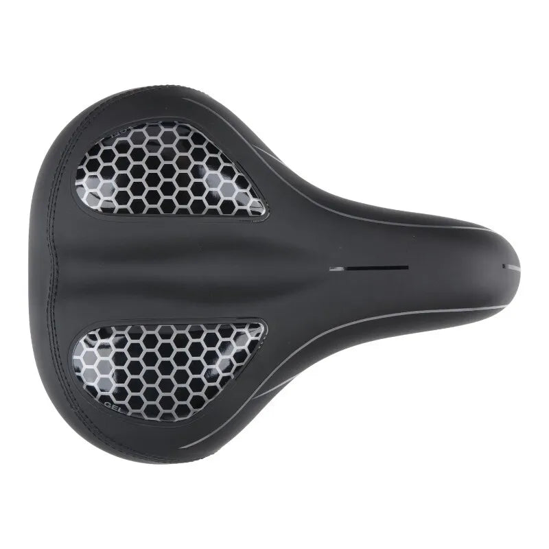 Dunlop – gelinis dviračio balnelis, ergonomiškas, platus, turistinis / miesto, 21x27x11 cm