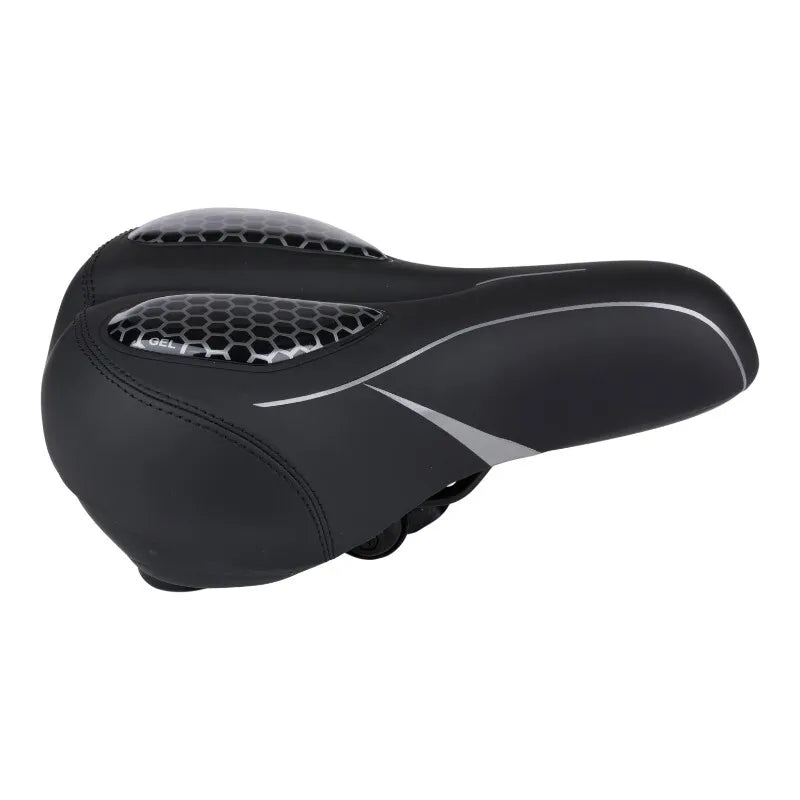 Dunlop – gelinis dviračio balnelis, ergonomiškas, platus, turistinis / miesto, 21x27x11 cm