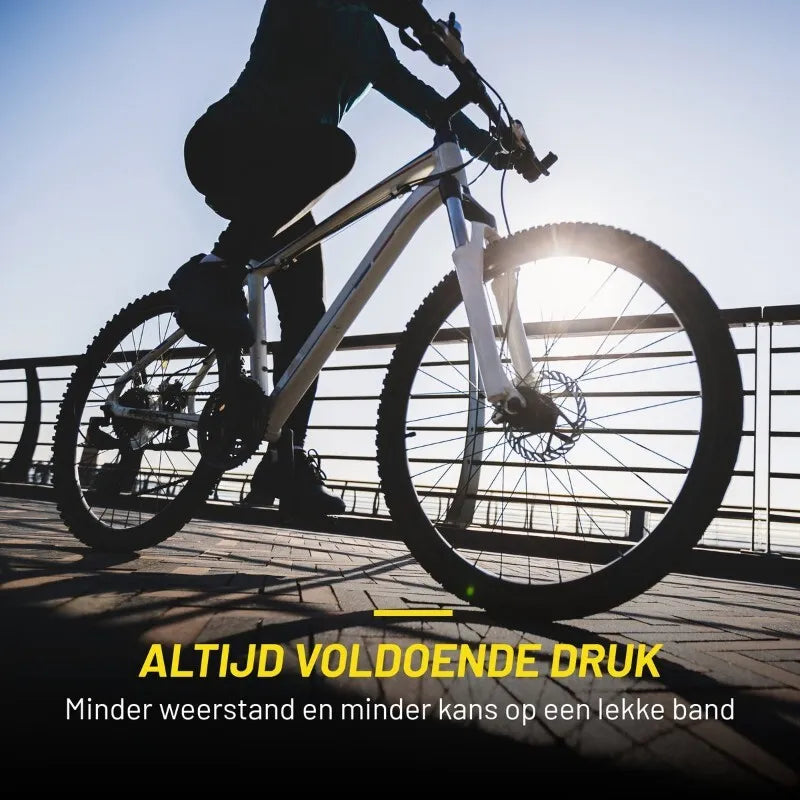 Dunlop – grindinė dviračių, kamuolių ir čiužinių pompa su slėgio matuokliu (mėlyna)