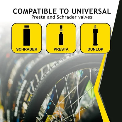 Dunlop – grindinė pompa dviračiams, kamuoliams ir čiužiniams su manometru (juoda)