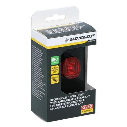 Dunlop – įkraunamas USB-C LED galinis dviračio žibintas K-Mark