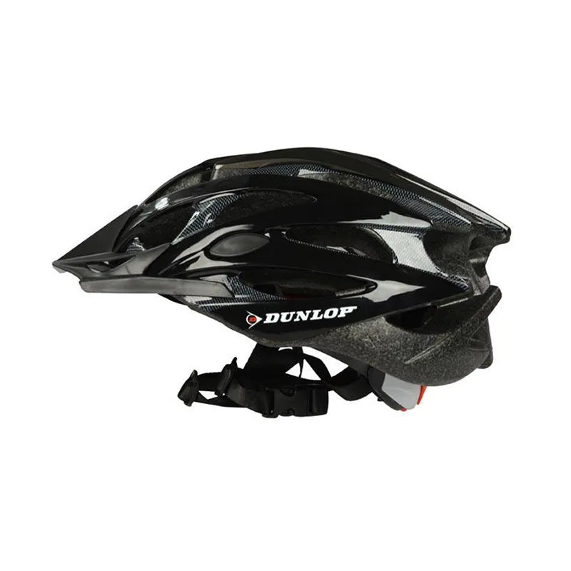 Dunlop – Kalnų dviračių (MTB) reguliuojamas šalmas, M dydis 55-58 cm (juodas)