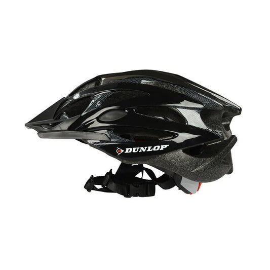 Dunlop – Kalnų dviračių (MTB) reguliuojamas šalmas, M dydis 55-58 cm (juodas)