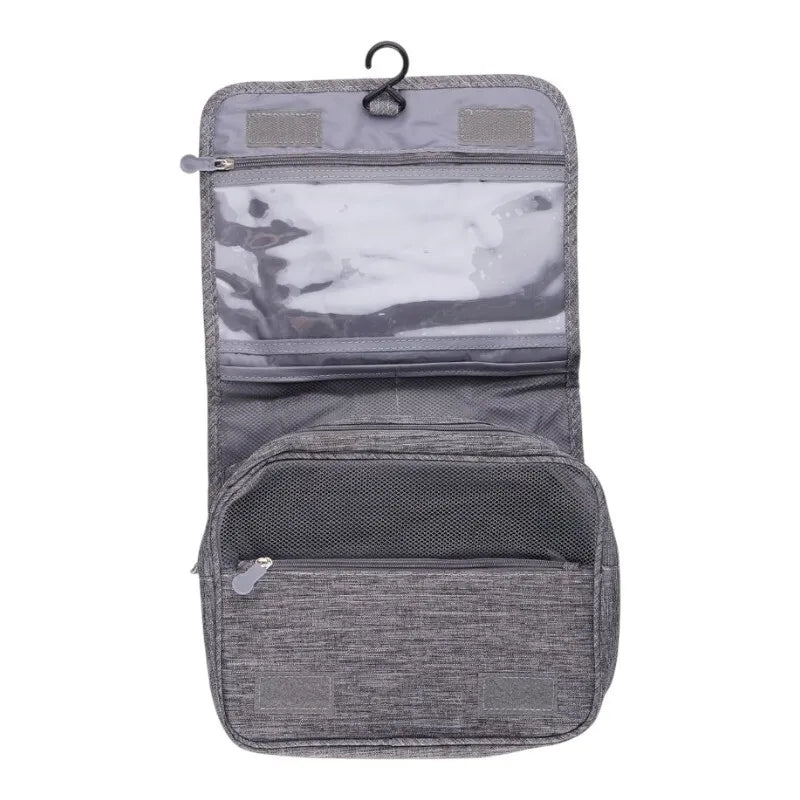 Dunlop – kelioninė kosmetinė su pakabinamu kabliuku 25x20x10 cm (pilka)