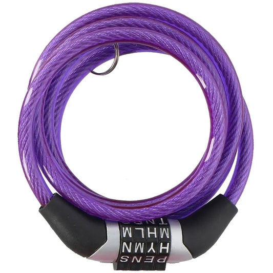 Dunlop – kombinuota dviračio spyna (violetinė)
