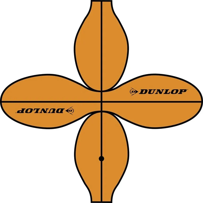 Dunlop – lauko krepšinio kamuolys, 8 panelių, 7 dydis (oranžinis)