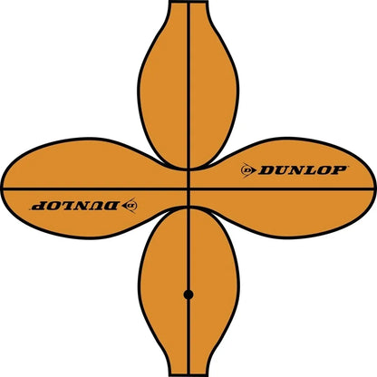 Dunlop – lauko krepšinio kamuolys, 8 panelių, 7 dydis (oranžinis)