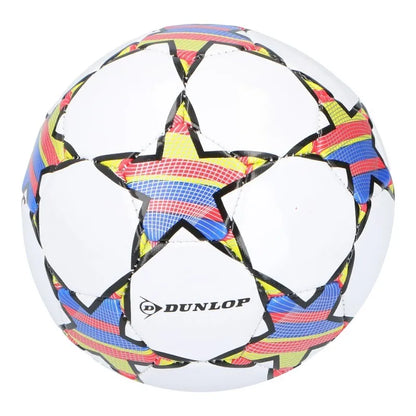 Dunlop – Mini treniruočių futbolo kamuolys vaikams, 32 panelių, 2 dydis (baltas/raudonas)