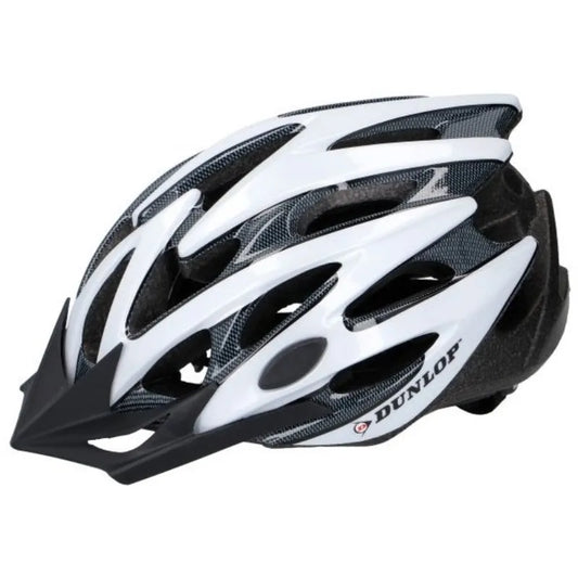 Dunlop – MTB dviračio šalmas (baltas / juodas)