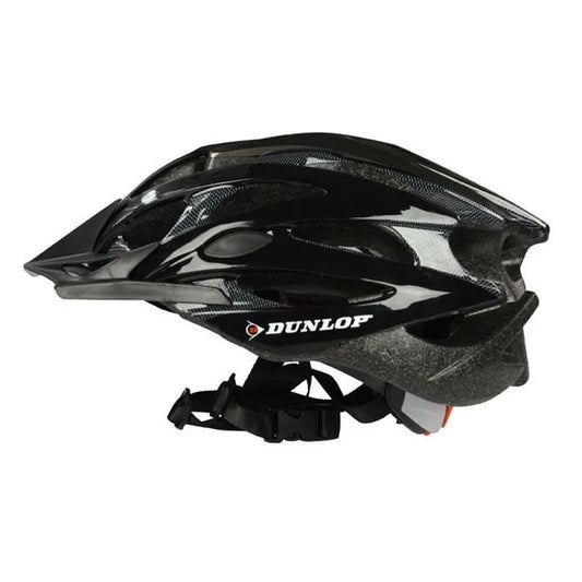 Dunlop - MTB dviračio šalmas, L dydis (juodas)