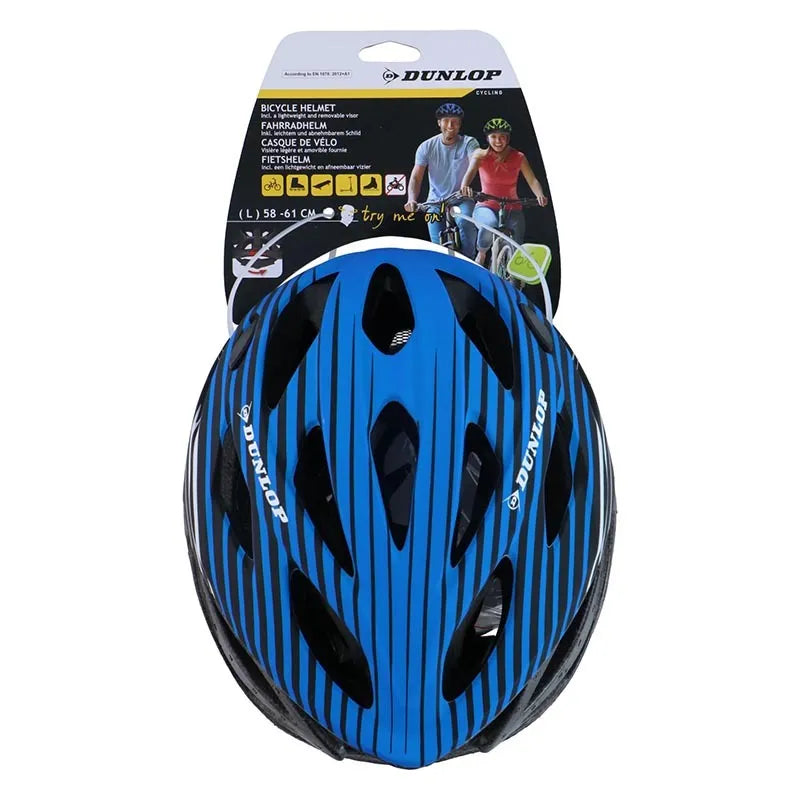 Dunlop – MTB dviračio šalmas, L dydis (mėlynas)