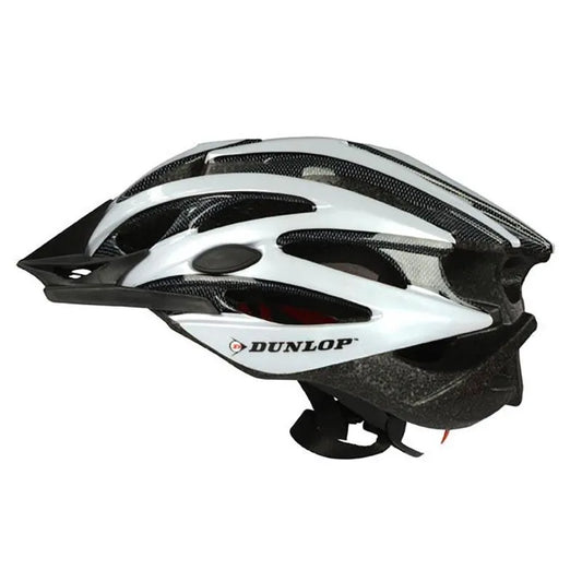 Dunlop – MTB dviratininko šalmas, dydis L (baltas/juodas)
