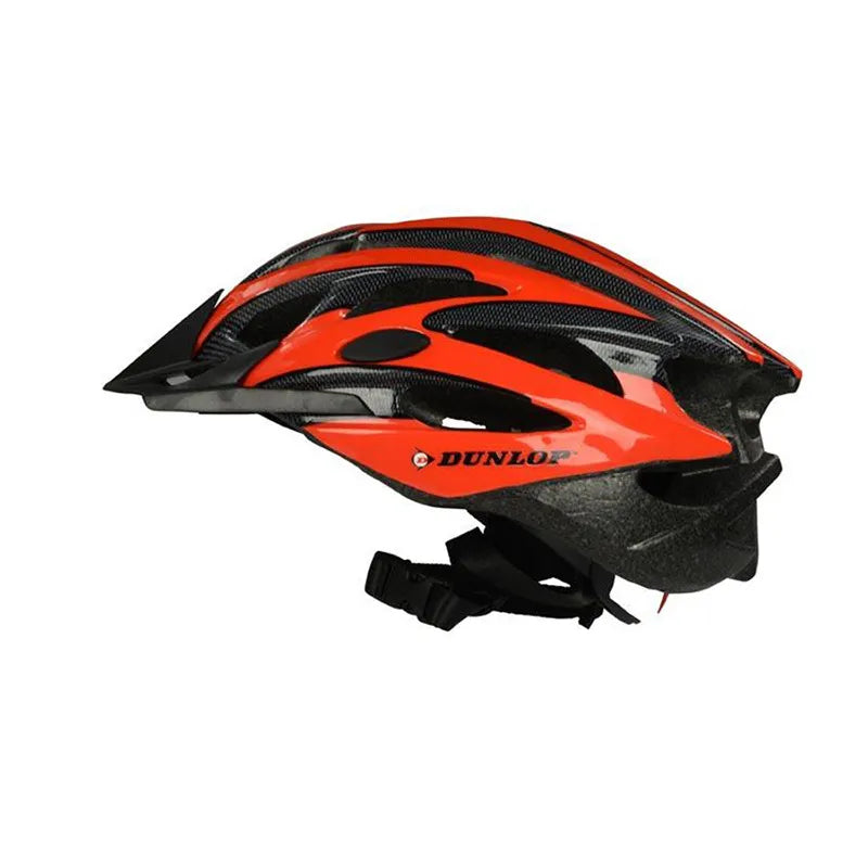 Dunlop – MTB reguliuojamas dviračio šalmas, dydis M 55–58 cm (raudonas/juodas)