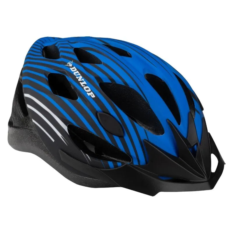 Dunlop – Reguliuojamas MTB dviračio šalmas, dydis M, 55–58 cm (mėlynas-juodas)