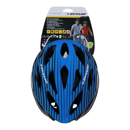 Dunlop – Reguliuojamas MTB dviračio šalmas, dydis M, 55–58 cm (mėlynas-juodas)
