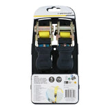 Dunlop – transportavimo diržai su terkšle ir fiksavimo mechanizmu 5 m / 150 kg 2 vnt.