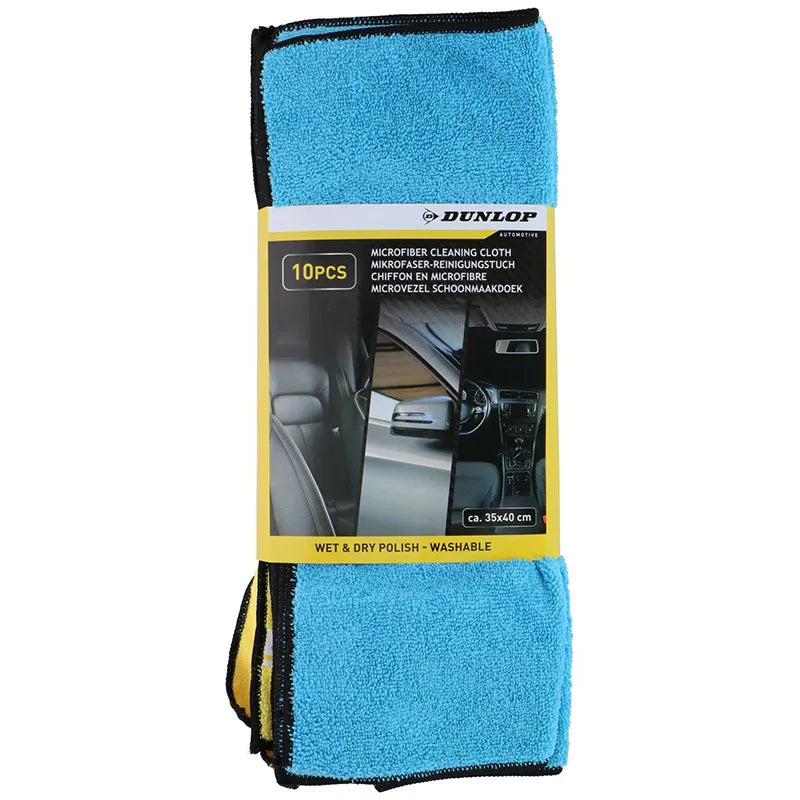 Dunlop universalios mikropluošto šluostės automobiliui, 35x40 cm, 10 vnt.