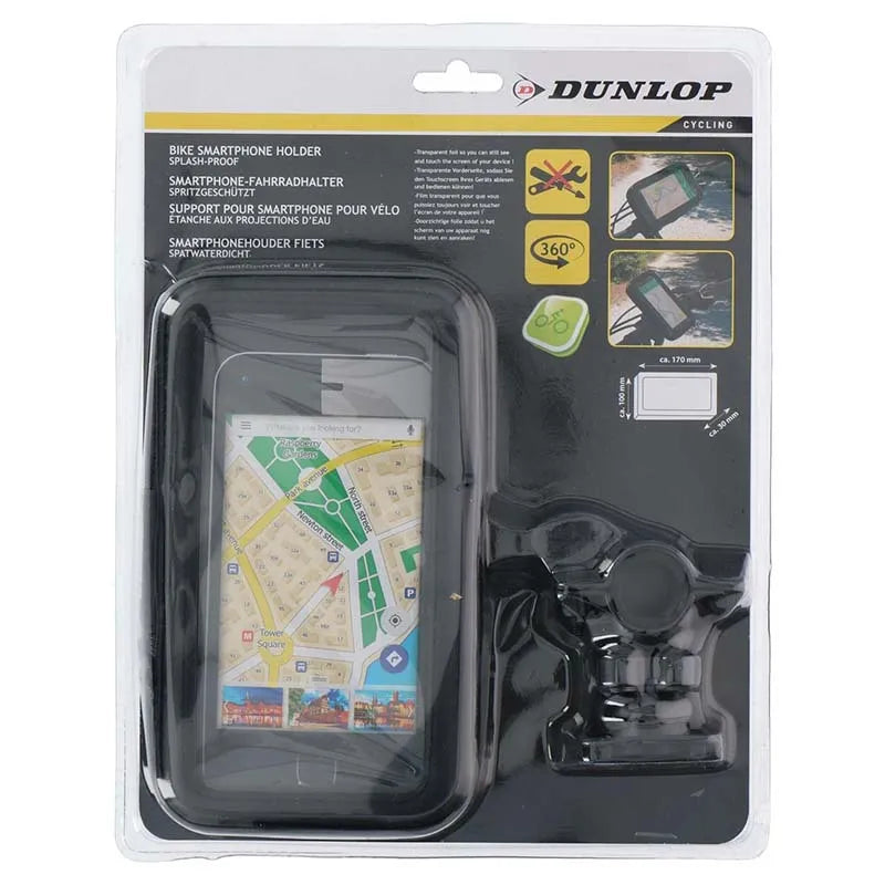 Dunlop – universalus telefono laikiklis dviračiui, skirtas 5,8–6,7 colio išmaniesiems telefonams