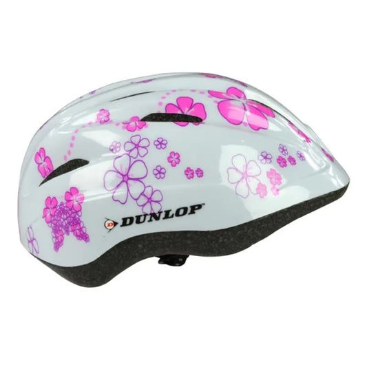 Dunlop vaikiškas dviračio šalmas (baltas)