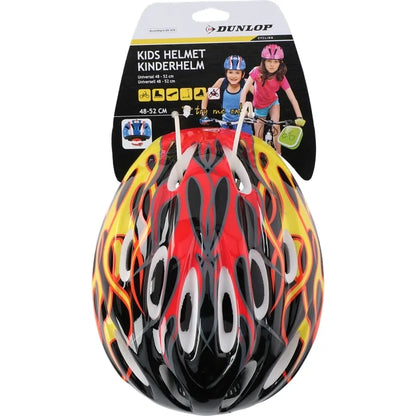 Dunlop - Vaikiškas dviratininko šalmas Flames