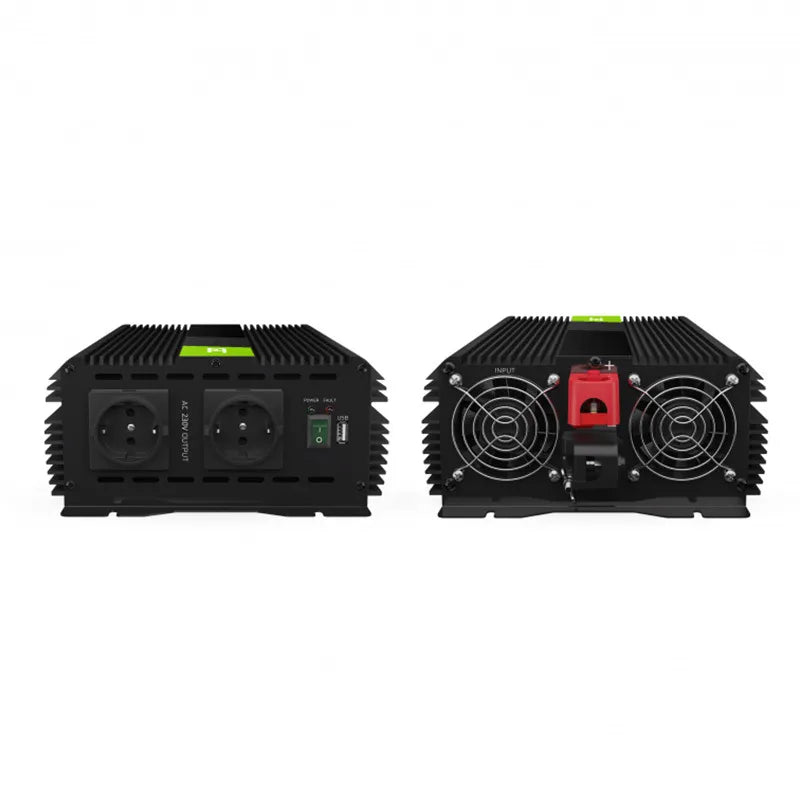 Green Cell – Įtampos keitiklis Inverter PRO 12V į 230V 2000W/4000W modifikuota sinusoidė