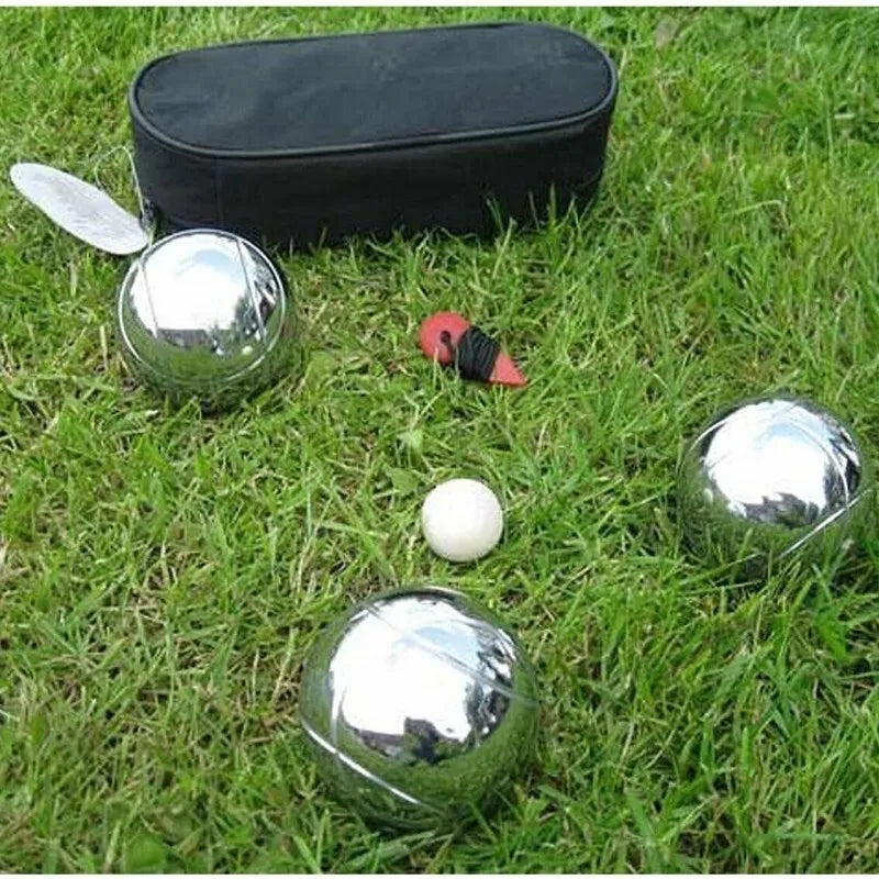 Petankės rinkinys su patogiu krepšiu, 5 dalių