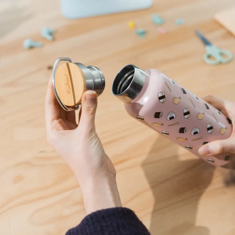Pusheen – nerūdijančio plieno termogertuvė su rankenėle, Sushi Roll kolekcija, 500 ml