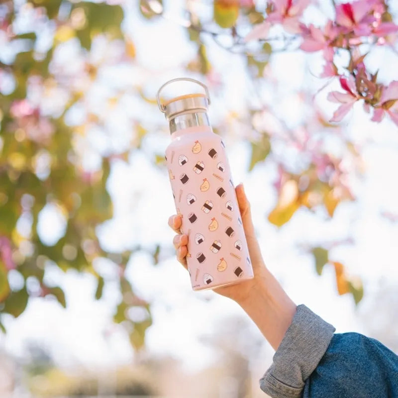 Pusheen – nerūdijančio plieno termogertuvė su rankenėle, Sushi Roll kolekcija, 500 ml