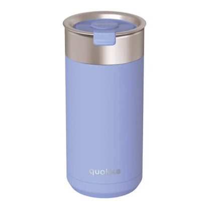 Quokka Boost Coffee Tumbler - nerūdijančio plieno termo puodelis su arbatos sieteliu 400 ml (Denim Blue)