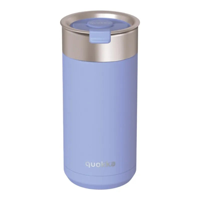 Quokka Boost Coffee Tumbler - nerūdijančio plieno termo puodelis su arbatos sieteliu 400 ml (Denim Blue)