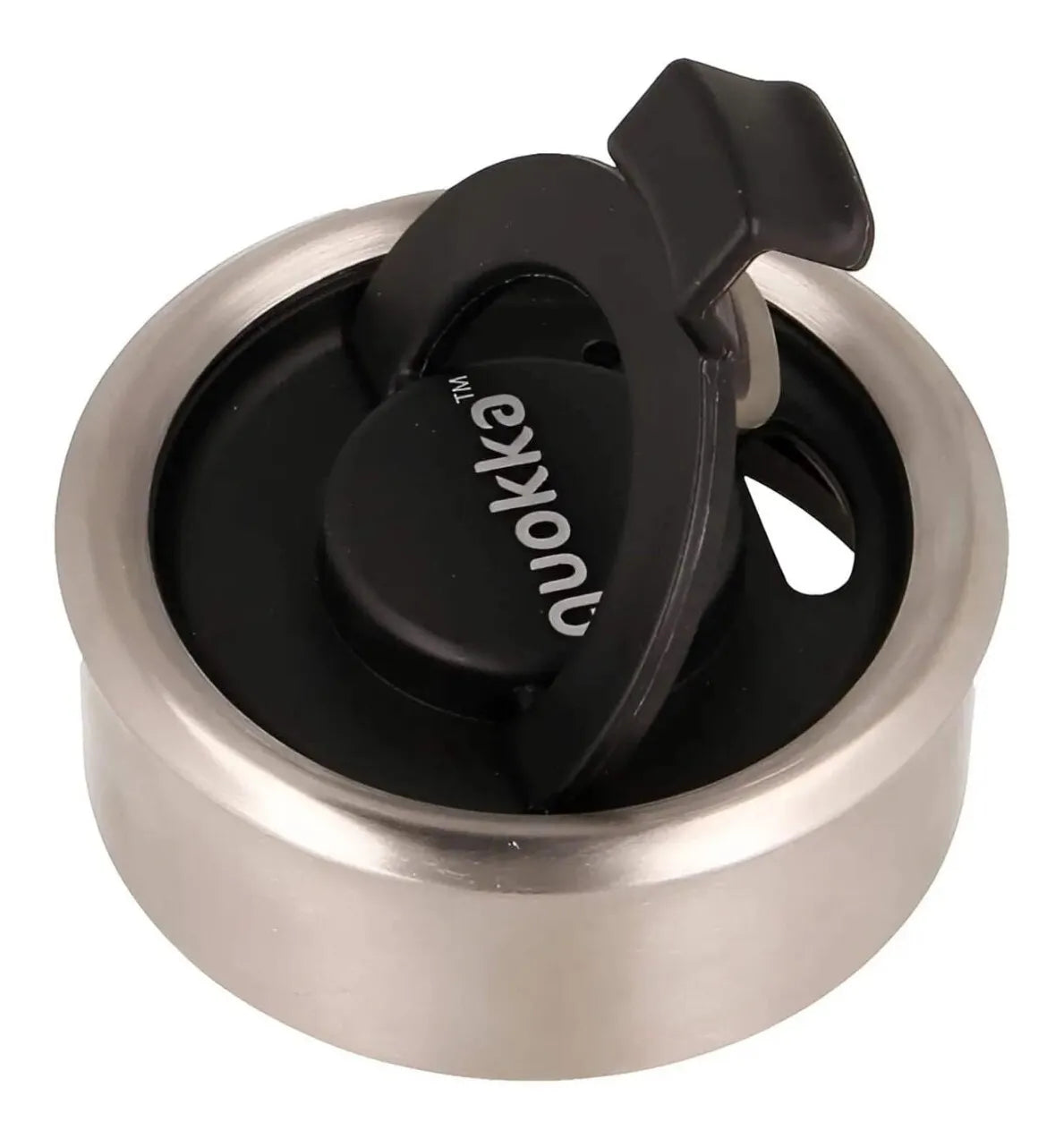 Quokka Boost Coffee Tumbler – nerūdijančio plieno termo puodelis su sieteliu, 400 ml (juodas)