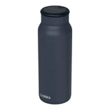 Quokka Echo – 690 ml nerūdijančio plieno gertuvė su silikonine rankena (juoda)