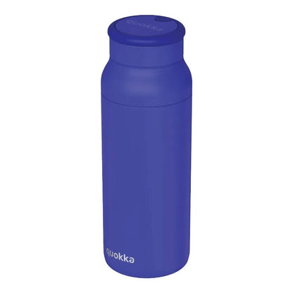 Quokka Echo – 690 ml nerūdijančio plieno gertuvė su silikonine rankena (mėlyna)