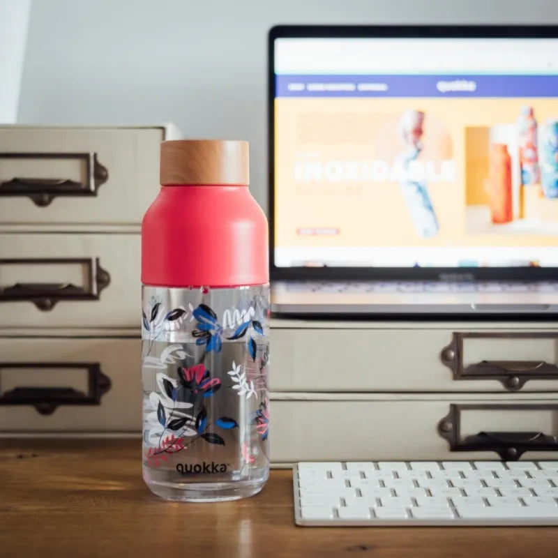 Quokka Ice – „Ecozen“ vandens buteliukas 570 ml (Blooms)