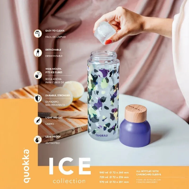 Quokka Ice – „Ecozen“ vandens buteliukas, 720 ml (Dusk Blue)