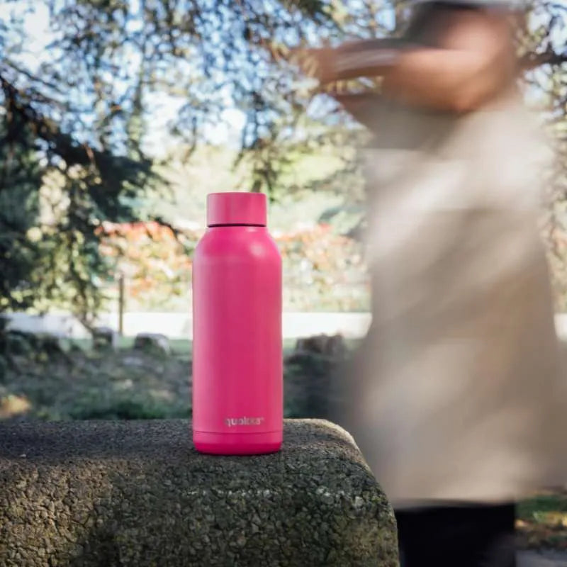 Quokka Solid – nerūdijančio plieno termo gertuvė, 510 ml (aviečių rožinė)